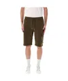 C.p. Company C.p.company Fleece Lens Short In Multicolor