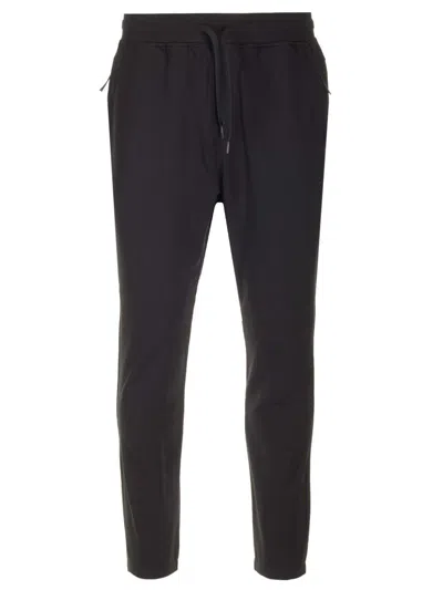 C.p. Company Drawstring Track Trousers In Black