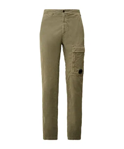 C.p. Company Drawstring Waist Casual Pants In Green