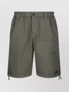 C.p. Company Mid-thigh Length Green Shorts With Adjustable Drawstring