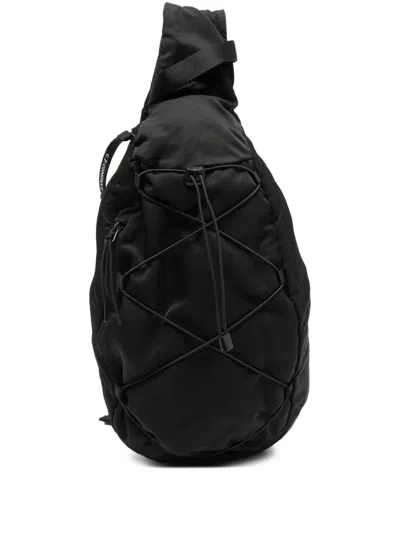 C.p. Company Drawstrings Bag In Black
