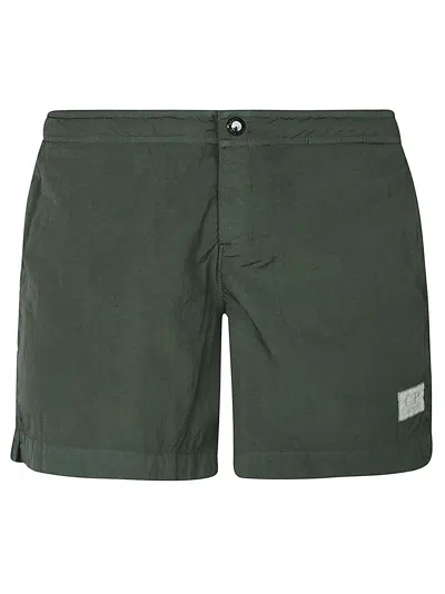 C.p. Company Eco-chrome R Boxer Shorts In Duck Green