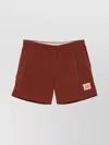 C.p. Company Eco-chrome R Swim Shorts With Internal Drawstring In Red