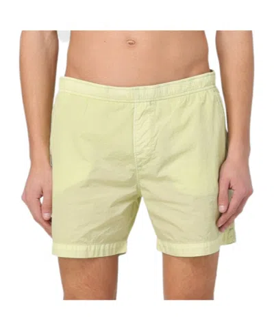 C.p. Company Eco-chrome R Swim Shorts In Yellow