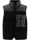 C.p. Company C.p.company Men Eco-chrome R Sleeveless Jacket In Black