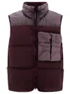 C.p. Company C. P. Company Eco Chrome-r Down Vest In Bordeaux