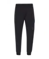 C.p. Company Cargo Pants With Elasticated Waistband And Lens Detail In Black