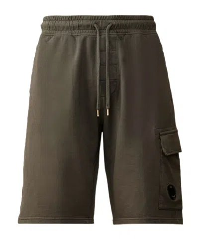 C.P. COMPANY LENS-DETAILED TRACK SHORTS