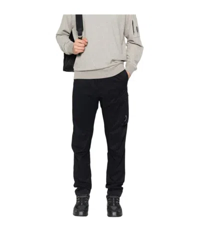 C.p. Company Elastic Waist Sweatpants In Black