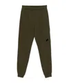 C.p. Company Lens-detail Cargo Track Pants In Green