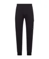 C.p. Company Cargo Pants With Elasticated Waistband And Lens Detail In Black
