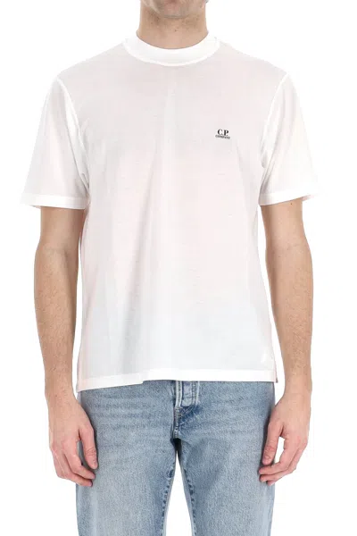 C.p. Company Cp Company Elegant Mini T-shirt For Men In White