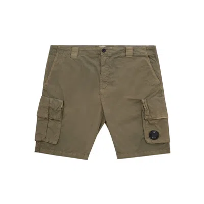 C.p. Company Elevate Your Wardrobe: Chic Army Cotton Shorts In Green