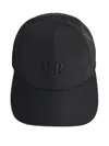 C.p. Company Cp Company Company Goggle Curved Peak Baseball Cap In Black