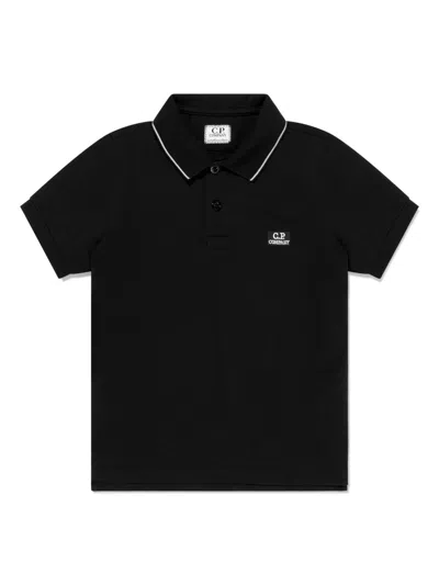 C.P. COMPANY EMBROIDERED-LOGO POLO SHIRT