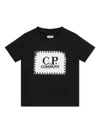 C.p. Company Embroidered-logo T-shirt In Black