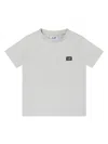 C.p. Company Embroidered-logo T-shirt In Grey