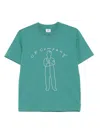 C.p. Company Embroidered T-shirt In Green
