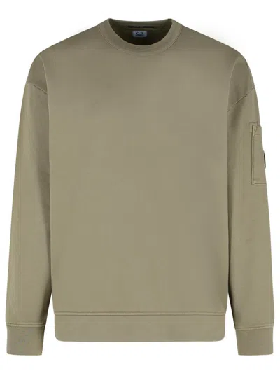 C.P. COMPANY C.P. COMPANY 'EMERIZED' GREY COTTON SWEATSHIRT