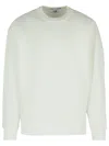 C.p. Company Lens-detail Crew-neck Sweatshirt In White