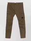 C.p. Company Ergonomic Cargo Trousers Featuring Pockets In Brown