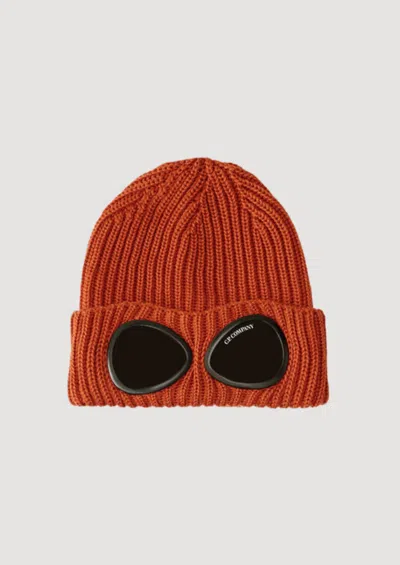 C.P. COMPANY EXTRA FINE MERINO WOOL GOGGLE BEANIE