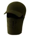 C.p. Company Extrafine Merino Wool Hat In Green