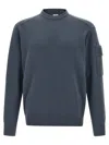 C.p. Company Extrafine Wool Sweater Sweaters And Cardigans Blue In Blue