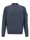 C.p. Company Extrafine Wool Sweater Sweaters And Cardigans Blue In Blue
