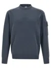C.p. Company Extrafine Wool Sweater Sweaters And Cardigans Blue In Blue
