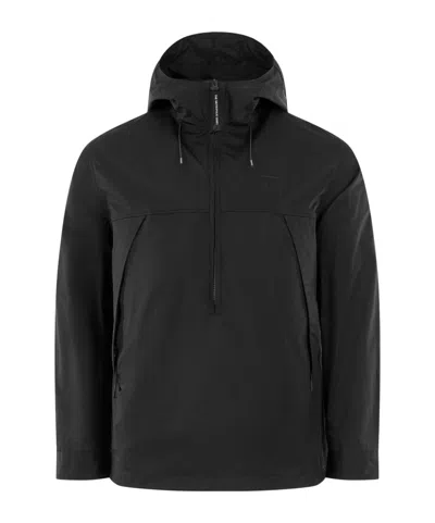 C.p. Company Fashionable Hooded Trench Coat In Black