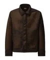 C.p. Company Bi-film Felt Jacket Puffer Jackets Green In Brown