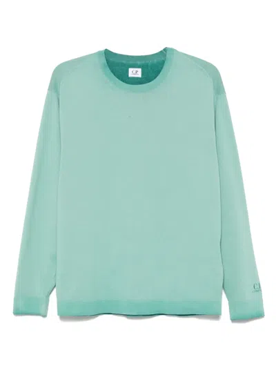 C.p. Company Fine-knit T-shirt In Green