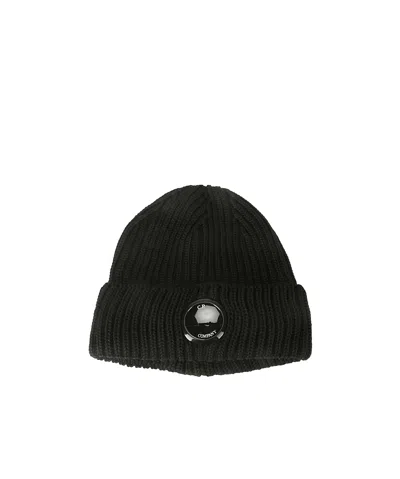 C.p. Company Flanged Hat In Black