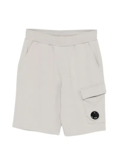 C.p. Company Kids' Flap-pocket Shorts In Blue