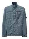 C.p. Company C.p.company Men Flatt Nylon Jacket With Logo Iconic Detail