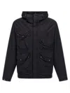 C.p. Company Streamlined Neutrals Outerwear Jacket In Blue