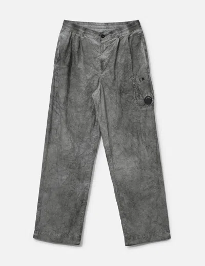 C.p. Company Flatt Nylon Loose Cargo Pants In Black/黑色/블랙/ブラック
