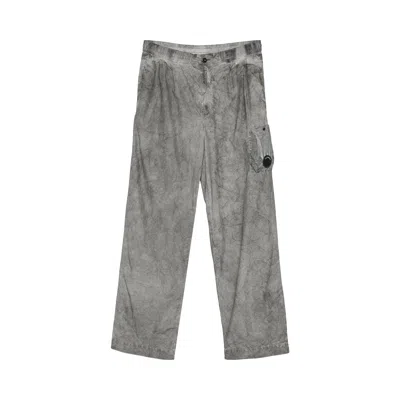 Pre-owned C.p. Company Flatt Nylon Loose Cargo Pants R 're-color Black' | Men's Size 46
