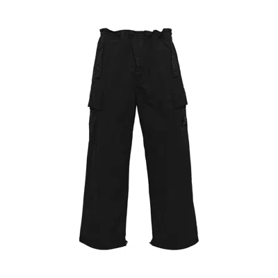 Pre-owned C.p. Company Flatt Nylon Oversize Pants 'black' | Men's Size M