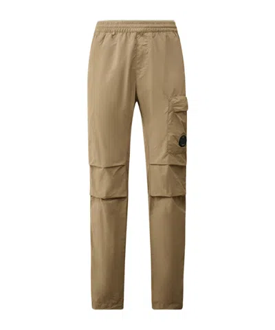 C.p. Company Flatt Trousers In Neutral
