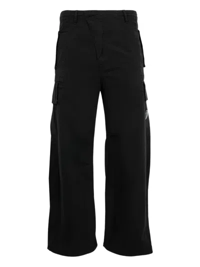C.p. Company Flatt Trousers In Black