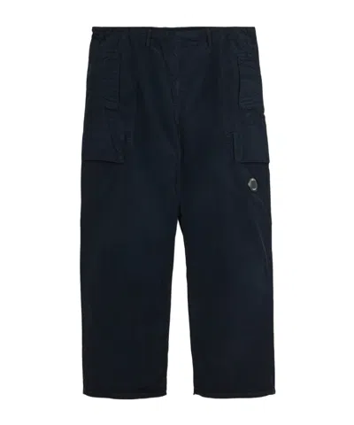 C.p. Company Flatt Trousers In Black