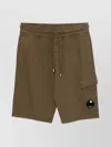C.p. Company Drawstring-waist Cargo-pocket Shorts In Brown