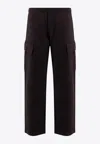 C.p. Company C.p.company Men Jogger Cotton Trousers In Black