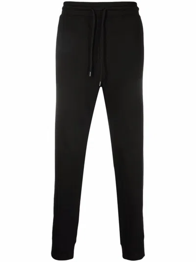 C.p. Company Cp Company Fleece Cargo Pants With Internal Drawstring Waist And Lens Pocket In Black