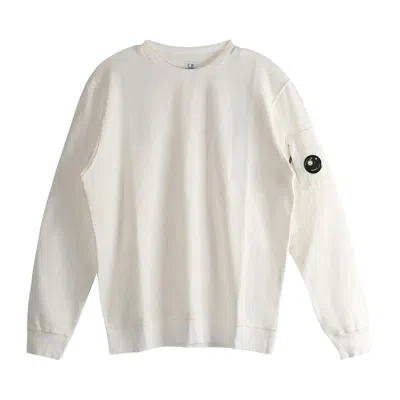 Pre-owned C.p. Company Fleece Crewneck 'gauze White' | Men's Size Xl