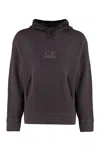 C.p. Company C.p.company Fleece Hoodie In Grey