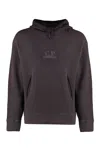C.p. Company C.p.company Fleece Hoodie In Grey