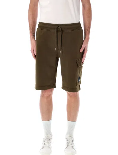 C.P. COMPANY FLEECE LENS SHORT